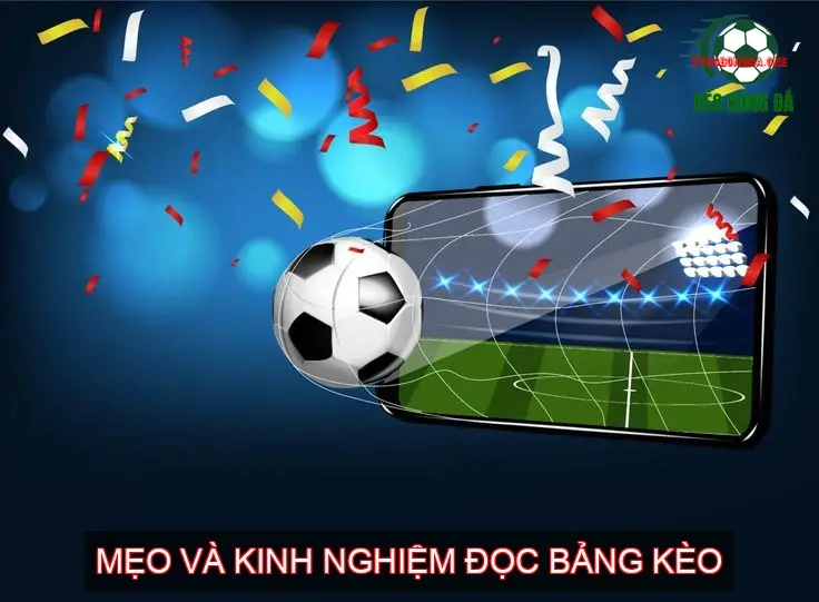 Giải Mã Bảng Kèo - Cách Đọc Bảng Kèo Bóng Đá Chuẩn Xác 3 Mẹo và Kinh Nghiệm Đọc Bảng Kèo