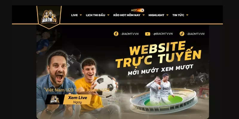 BIAOMTV – Nền tảng trực tiếp bóng đá đang gây sốt cộng đồng mạng
